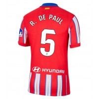 Atletico Madrid Rodrigo De Paul #5 Domáci futbalový dres 2024-25 Krátky Rukáv